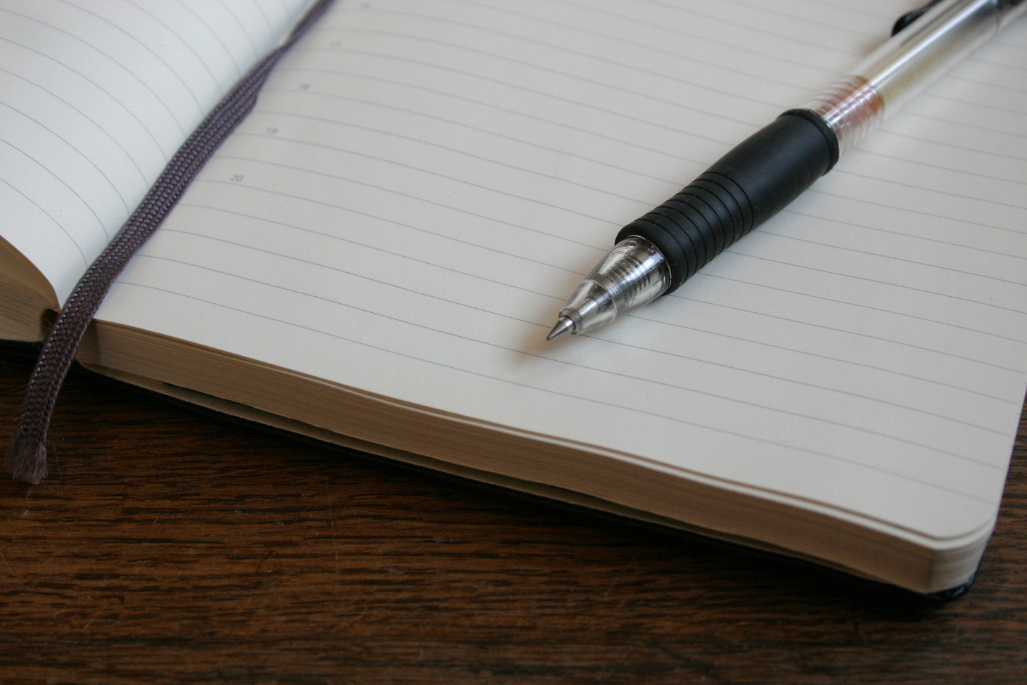 notepad pen